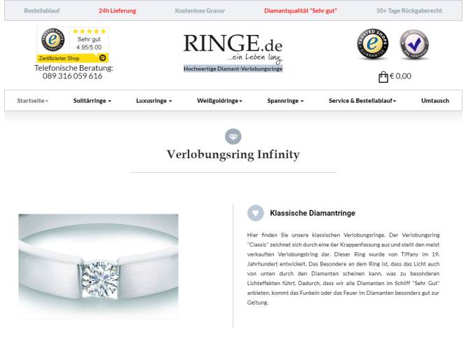 Verlobungsringe von RINGE.de